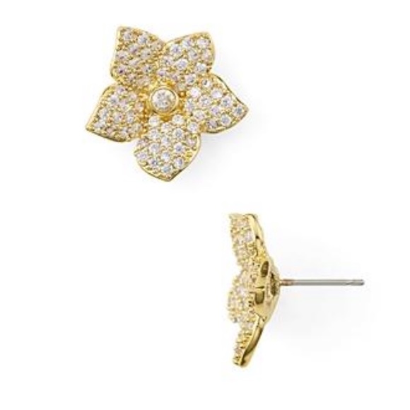 Kate Spade Blooming Pave Flower Stud Earrings - Picture 4 of 7